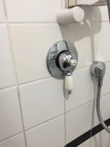 The switch of a shower
